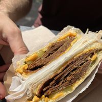 Pastrami sandwich  at Die Vegane Fleischerei in Augsburg