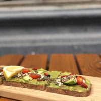 Toast whit avocado  at Le Pain Quotidien - Steenhouwersvest in Antwerpen