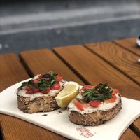 Summer toast  at Le Pain Quotidien - Steenhouwersvest in Antwerpen