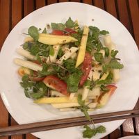 Mango jícama salad  at Quan Chay Dam in Hoi An