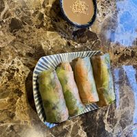 Summer rolls at Quan Chay Dam in Hoi An