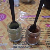 El orégano y el chile se lo pones a tu gusto at Pozole Mio in Puebla