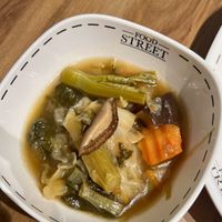 Veg broth   at Sawasdee Vegetarian in Bangkok
