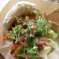 Vegan bread at Drunken Dumpling in Valletta