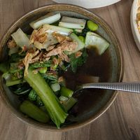 Wok Fried Asian Greens. at Dee Den in Buderim