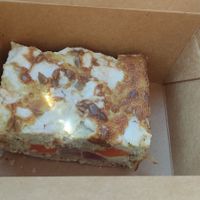 Quiche with cashew cream at Pica Mica Traiteur in Bagneres-de-bigorre