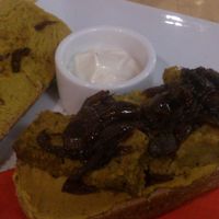 Pate sandwich with mayo at W Gruncie Rzeczy in Warsaw