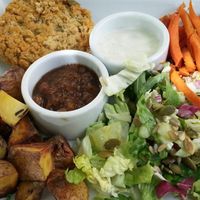 the burger at W Gruncie Rzeczy in Warsaw