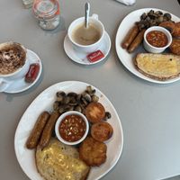 Vegan breakfast  at The Whitworth Cafe in Manchester