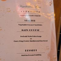 Vegetarian Set Menu (can all be vegan) at Hope Izakaya in Edinburgh