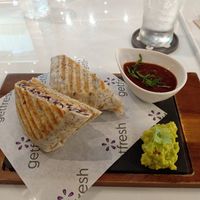 Breakfast burrito at Getfresh - Mercury Ville in Bangkok