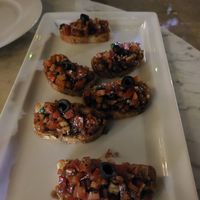 Vegan bruschetta at Green Theory in Bangalore