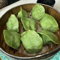 Vegetarian steamed dumplings  at Dumpling Union in San Francisco