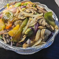 Vegan burrito bowl at Los Burritos in Chesapeake