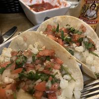 Cauliflower tacos.   at Bone Yard Cantina in Warwick