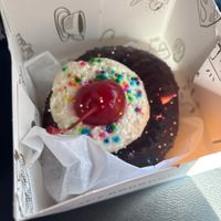 Vegan Neapolitan   at Sidecar Doughnuts & Coffee in Costa Mesa