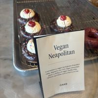 They rotate vegan flavor monthly or weekly   at Sidecar Doughnuts & Coffee in Costa Mesa