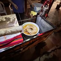 Churros being freshly madee  at Hot Churros in Sayulita