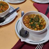 Chick pea curry at Zayka in Gran Canaria