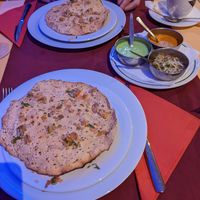 Masala papadums at Zayka in Gran Canaria