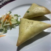 Vegetable samosas  at Zayka in Gran Canaria