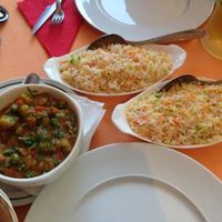mixed vegetable curry at Zayka in Gran Canaria