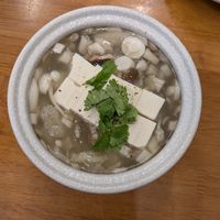 Mushroom bamboo soup at SOHA in Ho Chi Minh City