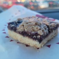 Winter Berry Crumble Slice at Costa Coffee in Llandudno