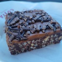 Billionaire's Slice at Costa Coffee in Llandudno