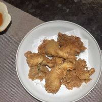 Fried oyster mushrooms  at Viet Chay in Taichung