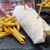Burrito at Family Burger in El Portil