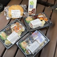 Bagels, Cacoa and Bento at Evah Vegan Deli - Iwataya Shop in Fukuoka