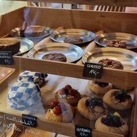 Cabinet selection at Namo Bakery in Warsaw