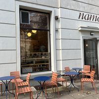 Outside  at Namo Bakery in Warsaw