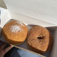 Jam and cinnamon donuts!  at Namo Bakery in Warsaw