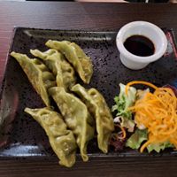 Vegetable gyoza at Oyama Sushi Japanese Restaurant  in Longford