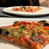 tuna vegano peperoni capperi e olive  at Languorino in Cesena