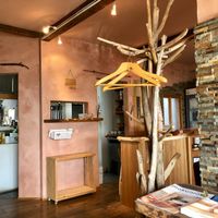 Rustic interior at Sairam in Kamakura