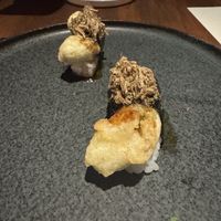 Avocado tempura   at O Ya in Boston