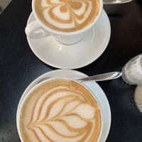 Coffee with oat milk   at Zweitbester in Vienna