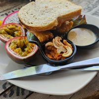 Crispy Tofu Sandwich at Home No. 8 in Krabi