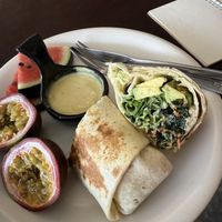 Another avocado spinach wrap lol   at Home No. 8 in Krabi