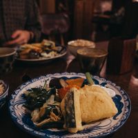 vegan meal at Poleyale in Tokyo