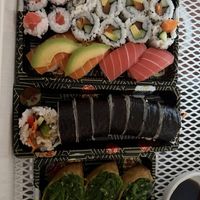 September 2025 vegan sushi platter  at More Than Sushi in Poole