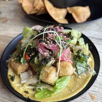 This fusion taco was vegan   at Tinga Kim Taqueria in Toronto