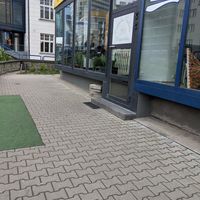 Outside at Loving Hut - Warynskiego in Warsaw