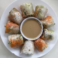 Summer rolls  at Loving Hut - Warynskiego in Warsaw