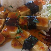 Sunny tofu at Loving Hut - Warynskiego in Warsaw