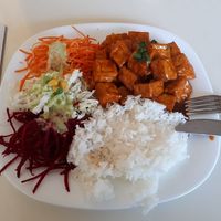 Tofu sweet and sour at Loving Hut - Warynskiego in Warsaw
