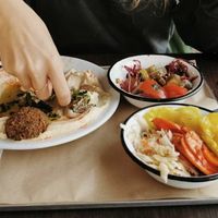 Fallafel at Mezze in Warsaw